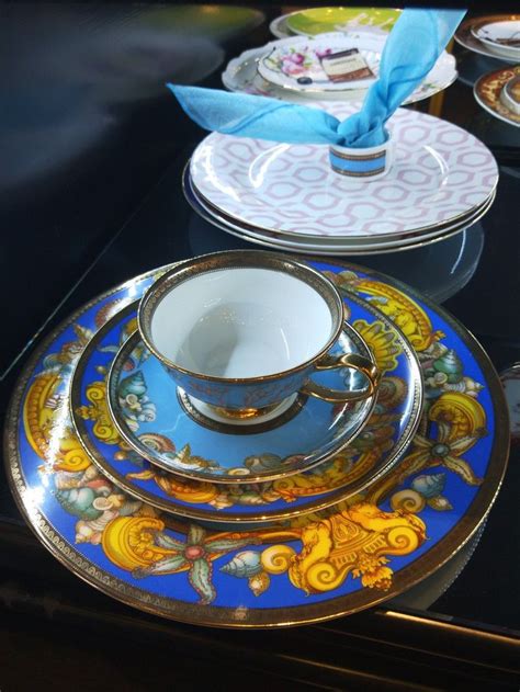 versace tresor de la mer place setting|Versace Dinnerware Collection .